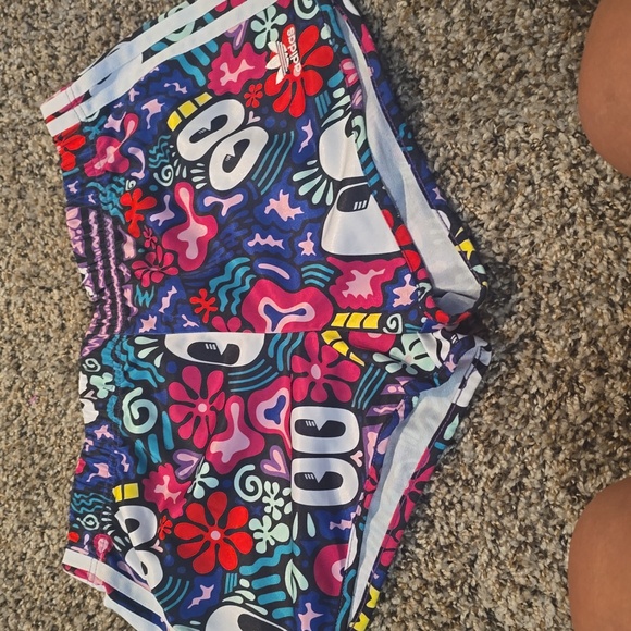 Adidas Women Black Tee With Short Set - Picture 2 of 4